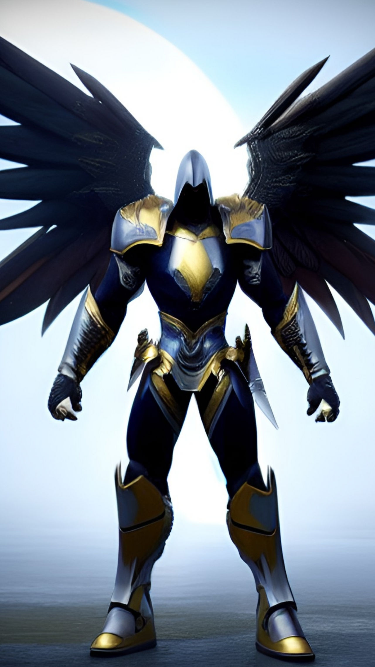A mysterious winged knight by hellow564 on DeviantArt