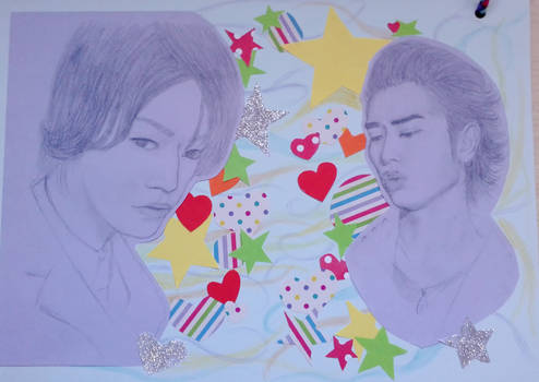 Kame and Jun w/ colors