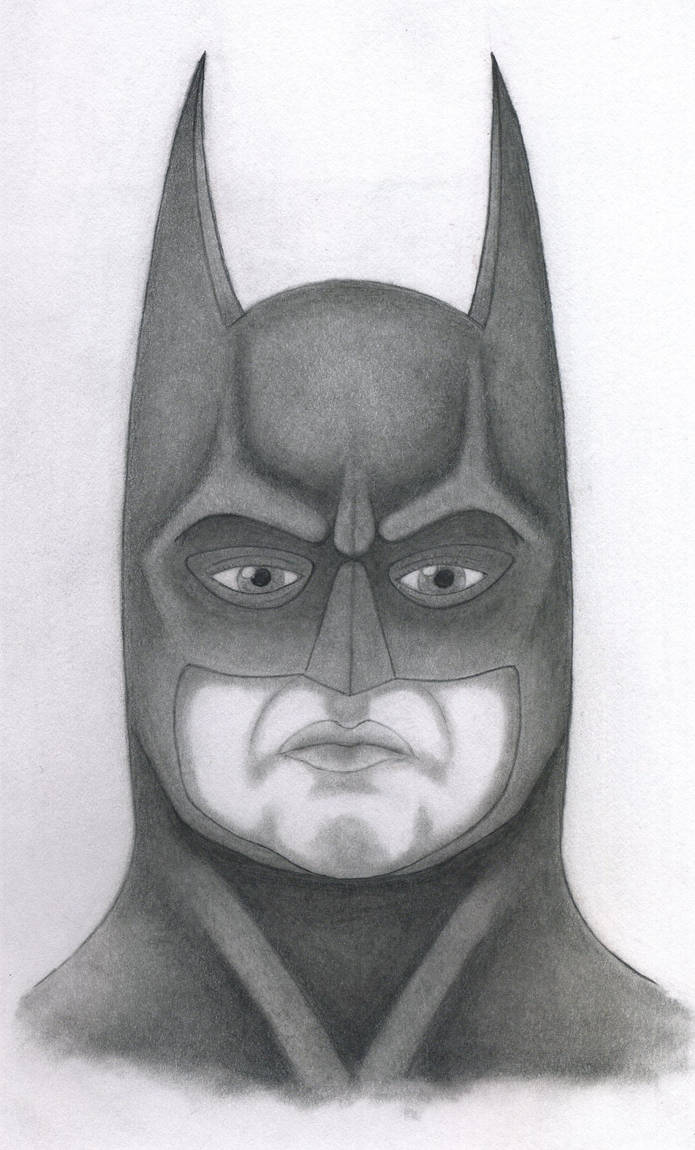 Batman Portrait Simple Batman's Portrait by RudiciusCaesar on DeviantArt