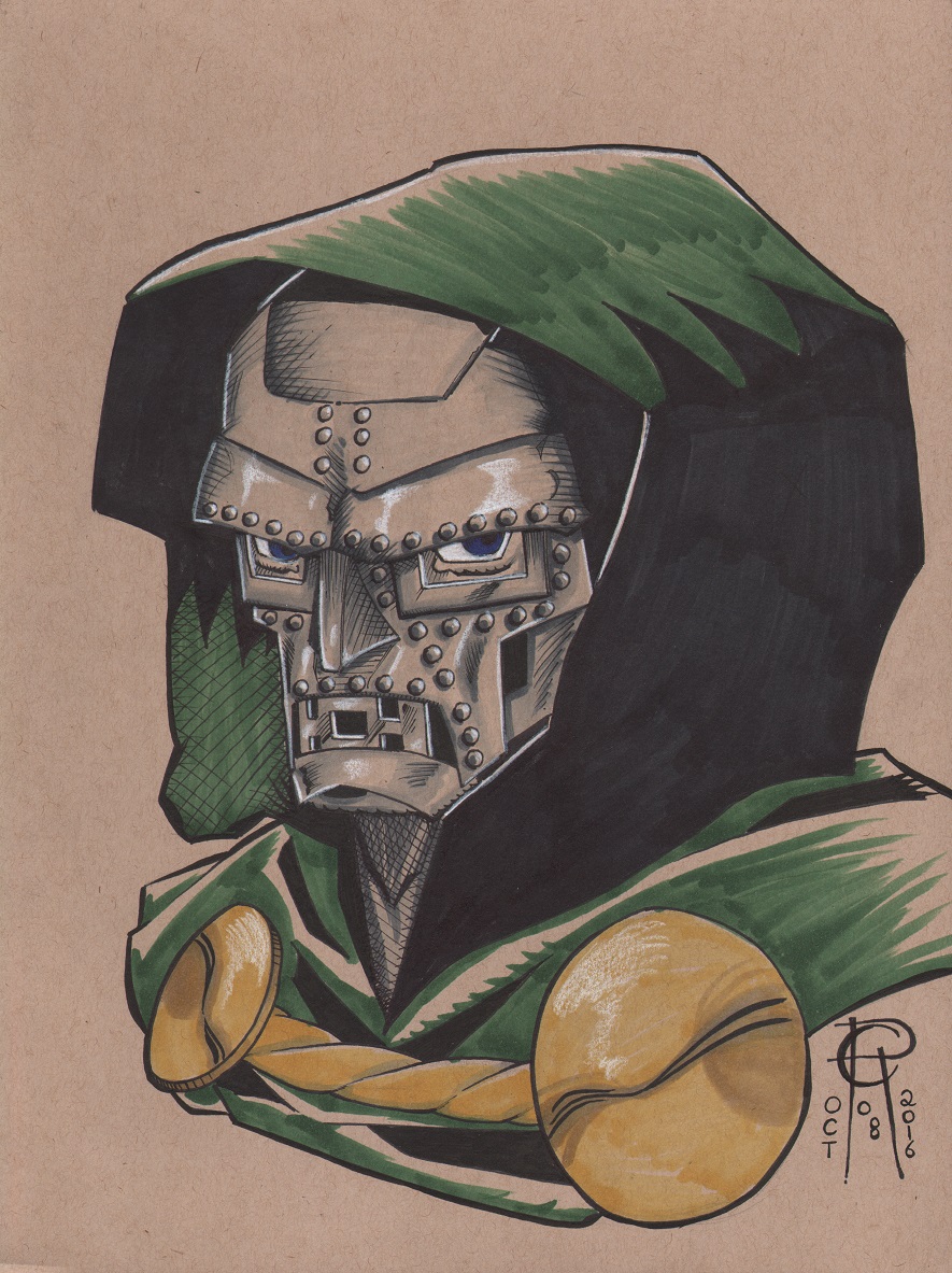 #Inktober Day Eight Dr. Doom