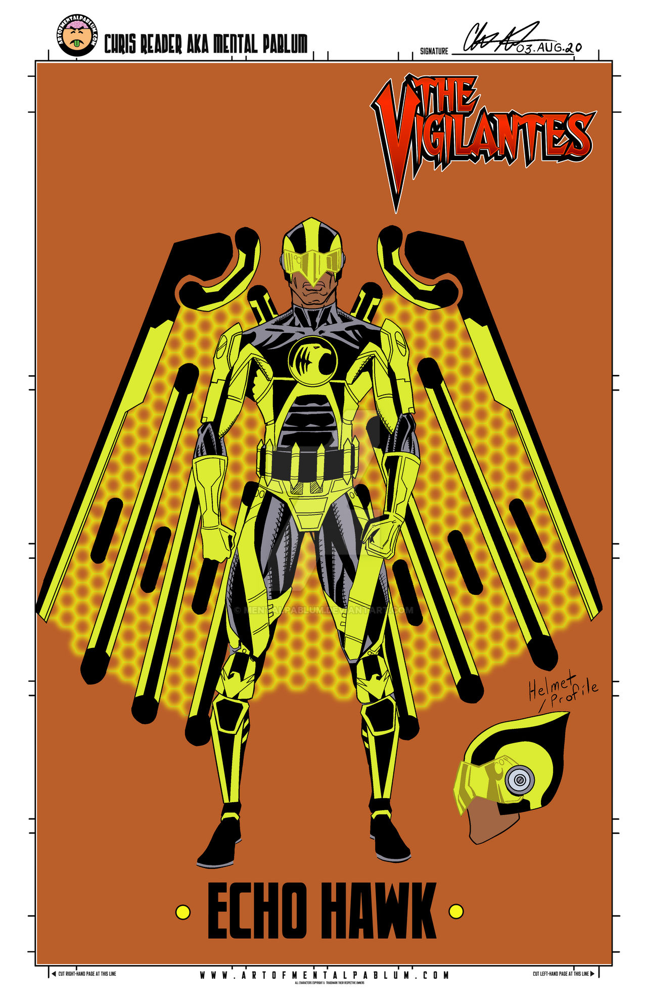 Echo Hawk Character Concept by MentalPablum on DeviantArt