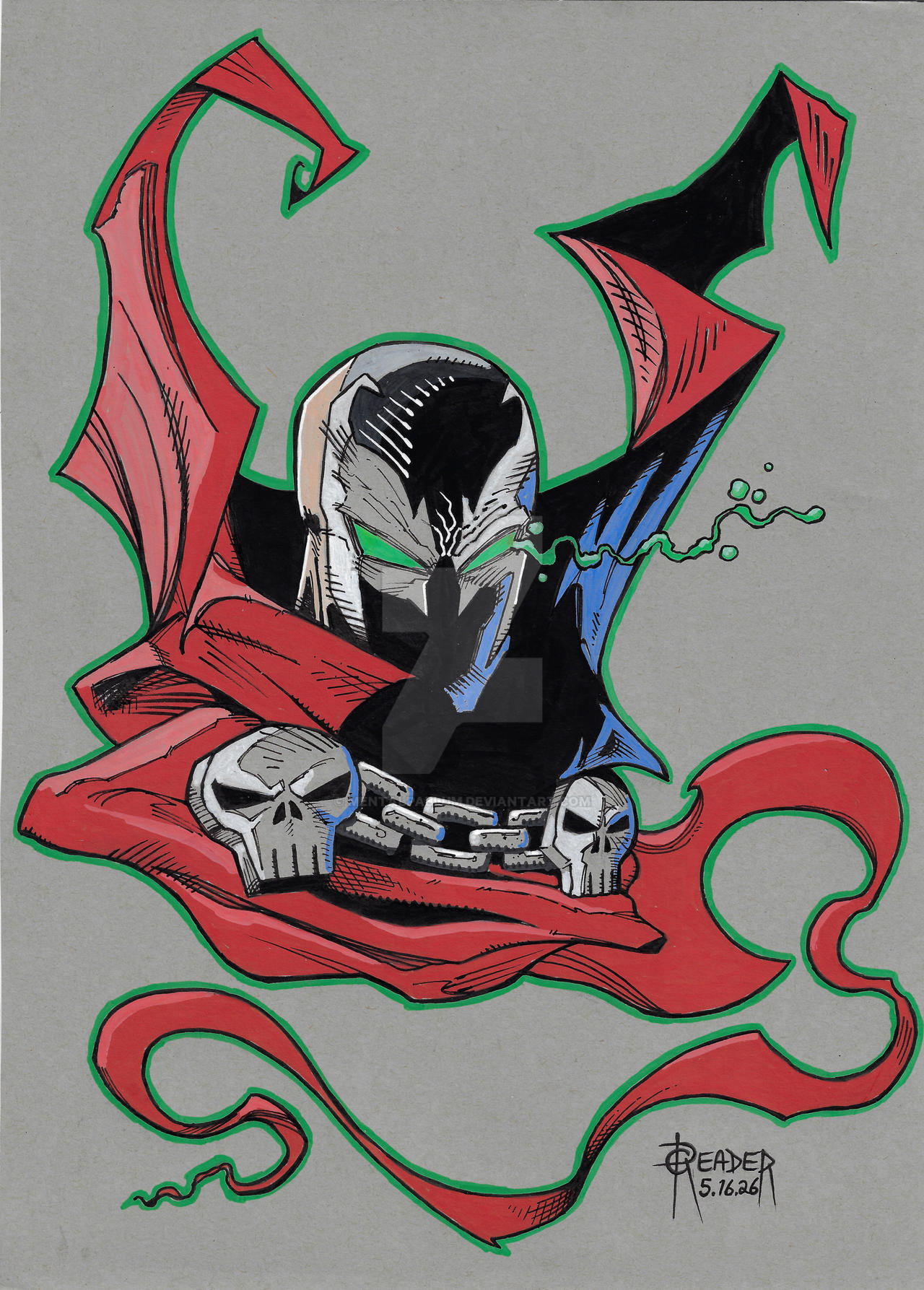 Spawn: First Paint Pen Experiment
