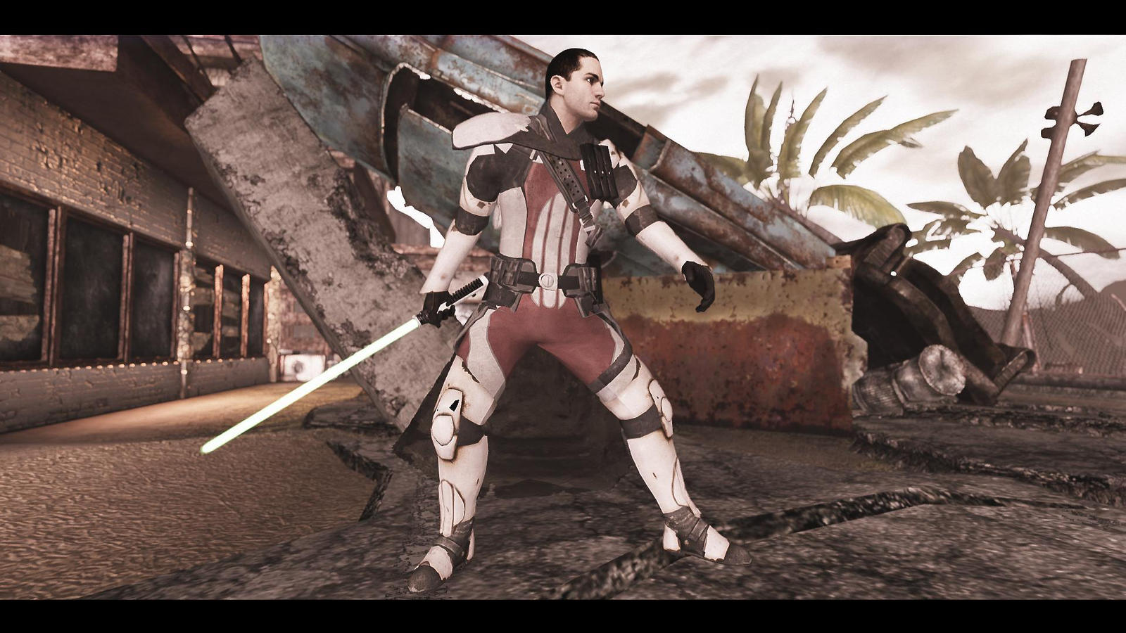 WIP new one hand melee stance for fallout