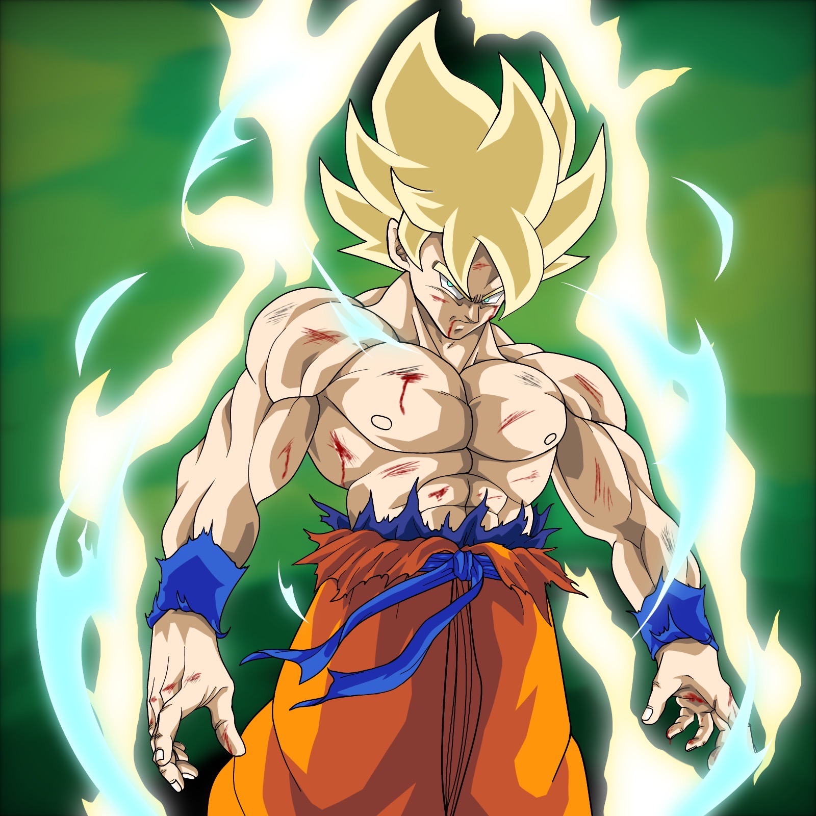 Android Saga: Super Saiyan Goku vs. Super Saiyan Vegeta