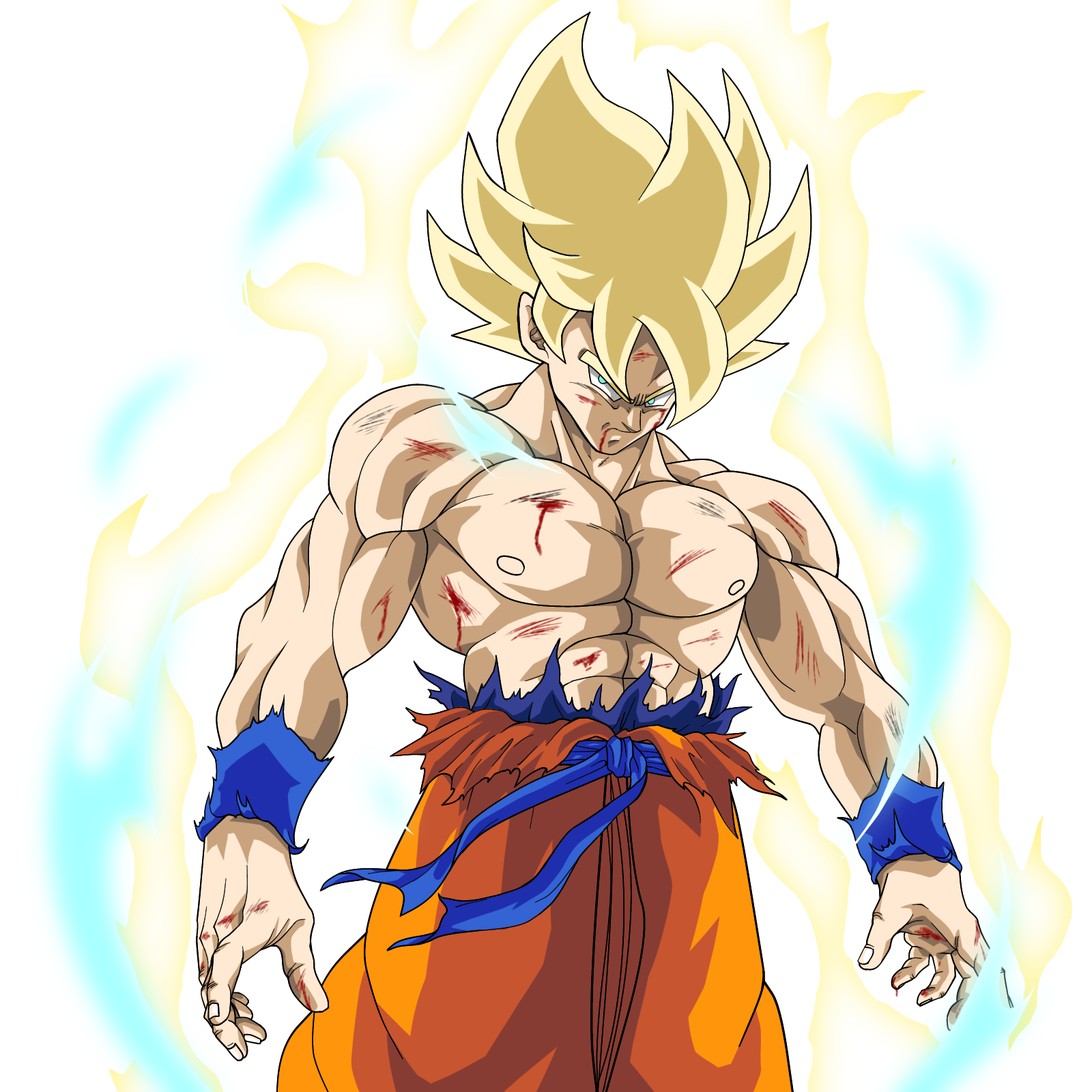 Super Saiyan Goku on Namek - Dragon Ball