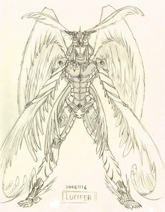 Lucifer Sketch by Sandcastle on DeviantArt