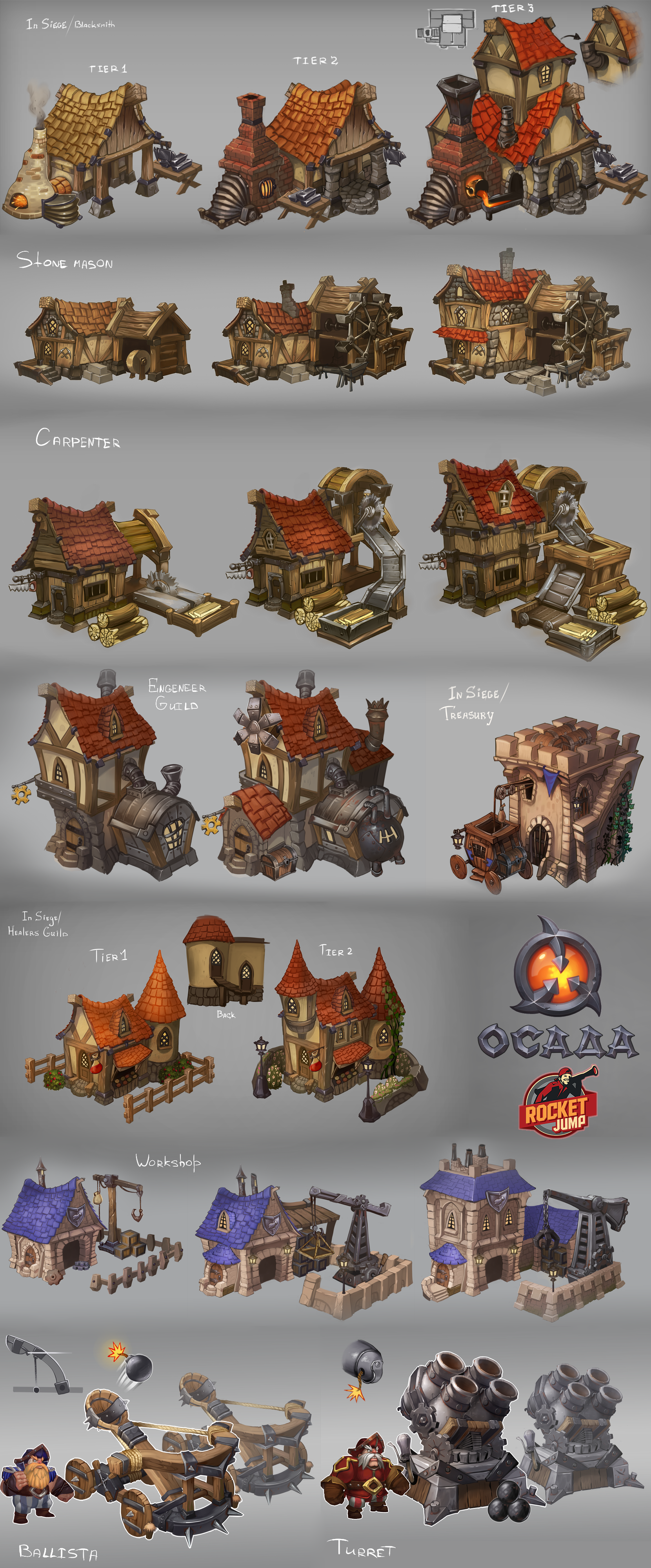 Siege - buildings by Larbesta