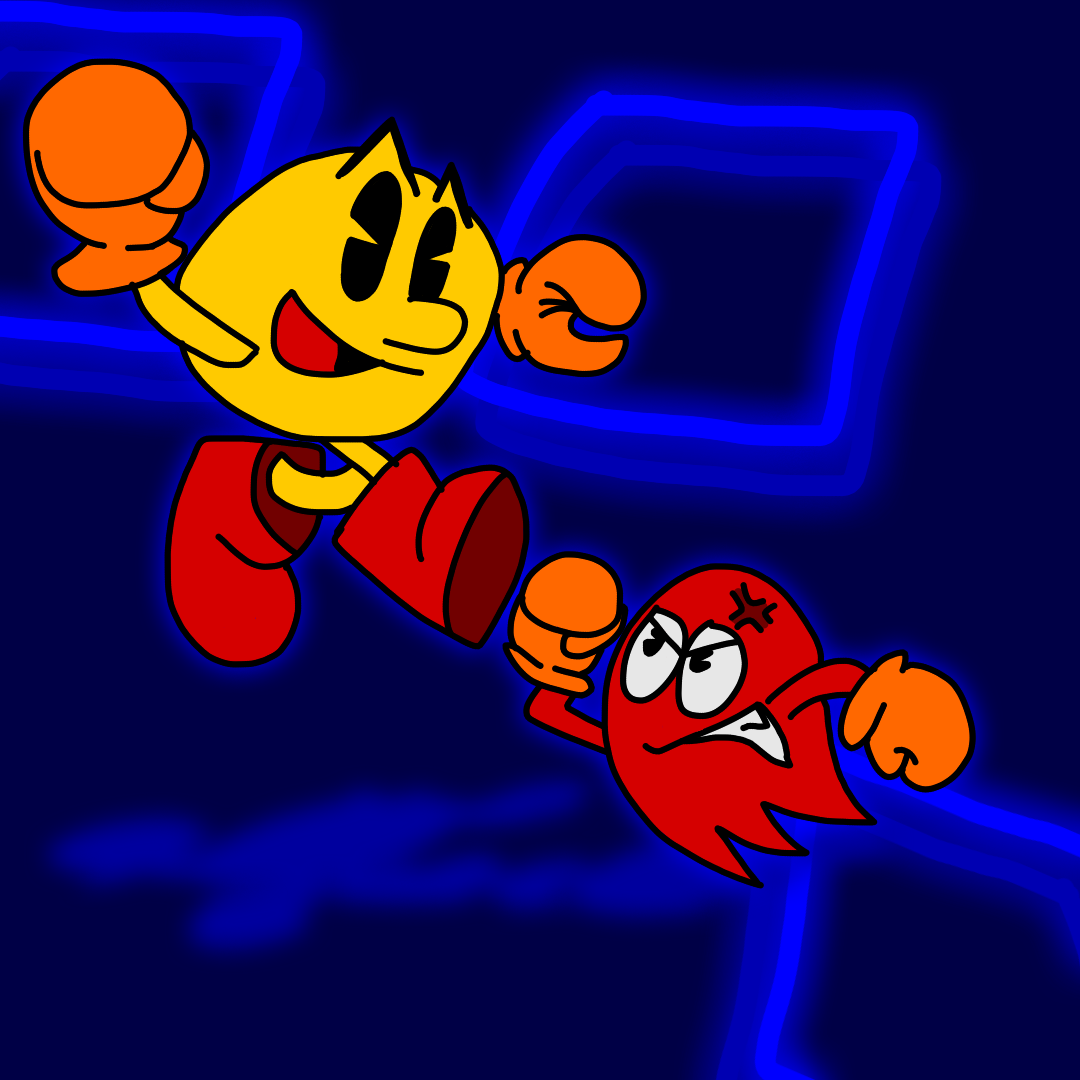 Pac Ink Deviantart Pac and Blinky by pacsac1 on DeviantArt