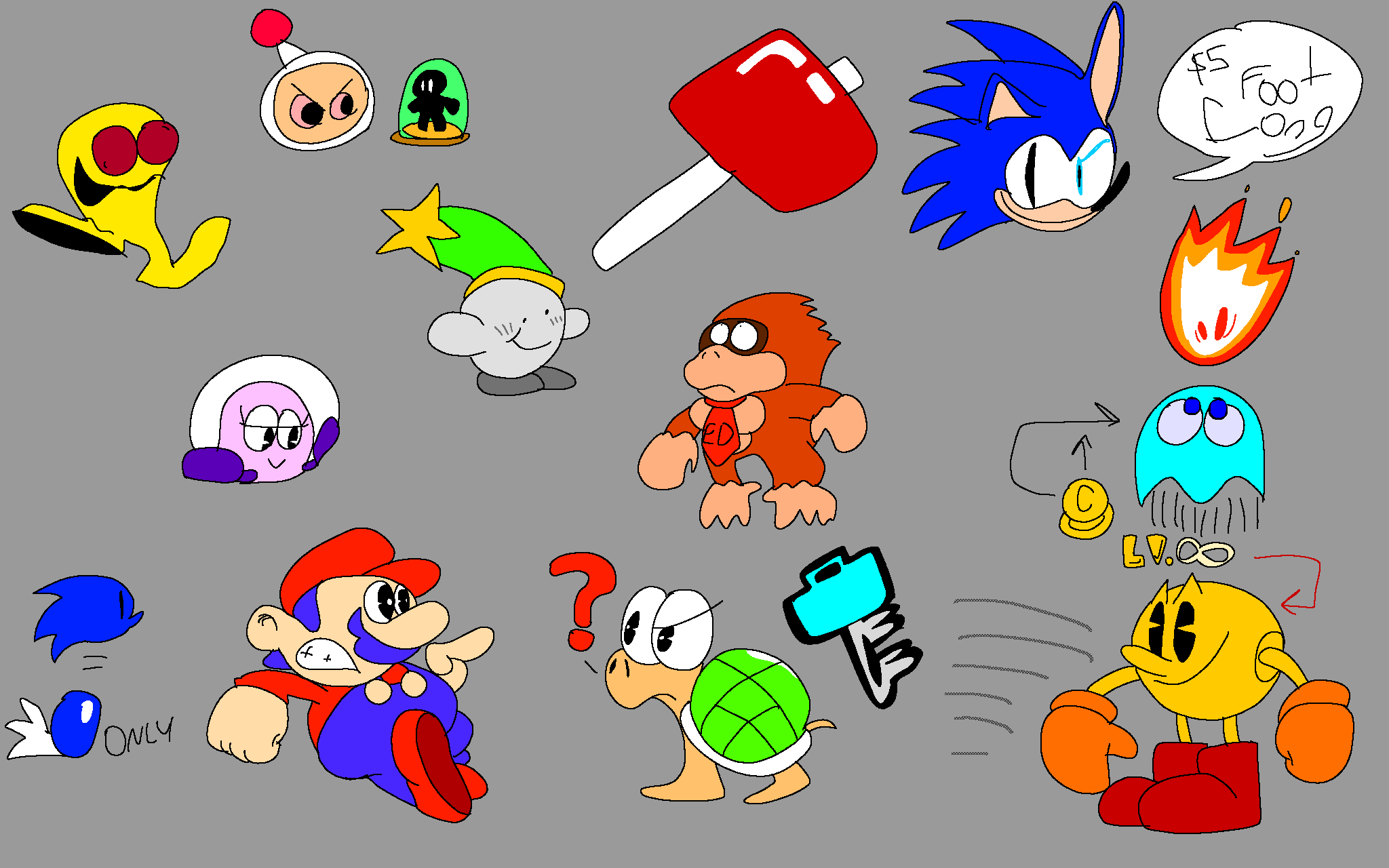 Sketchy Crossover (Color Edition) by pacsac1 on DeviantArt