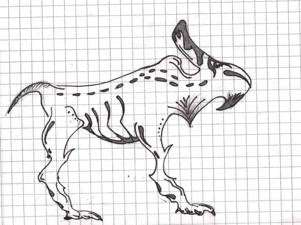 Creepy Rabbit Drawing Base Creepy rabbit by Garriken on DeviantArt