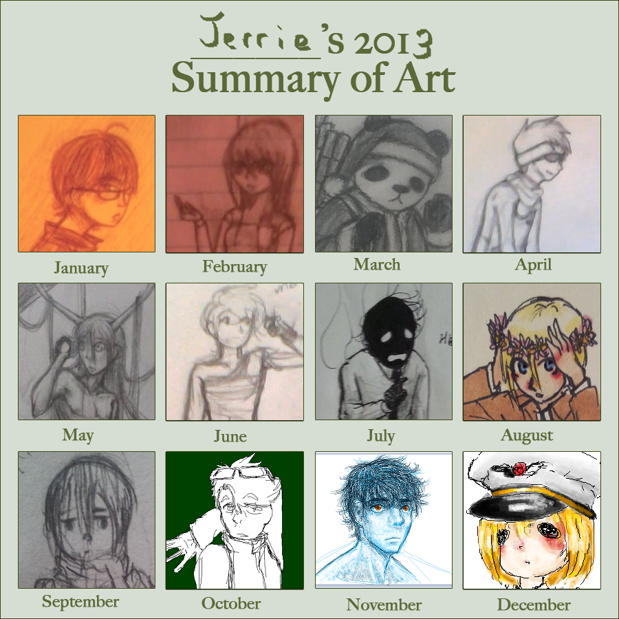 My 2013 art summary