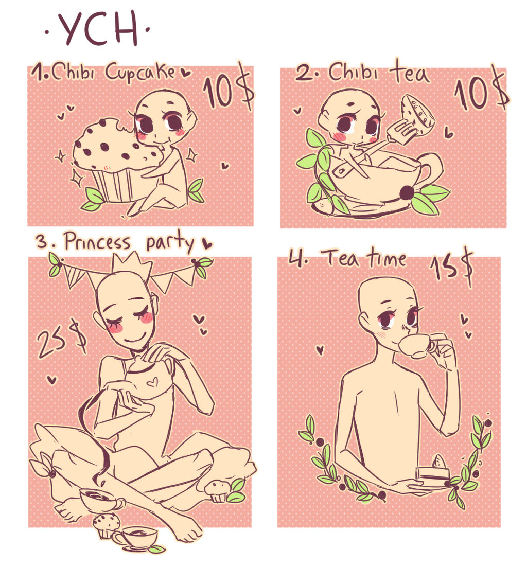 YCH Tea Time Chibi (Open)