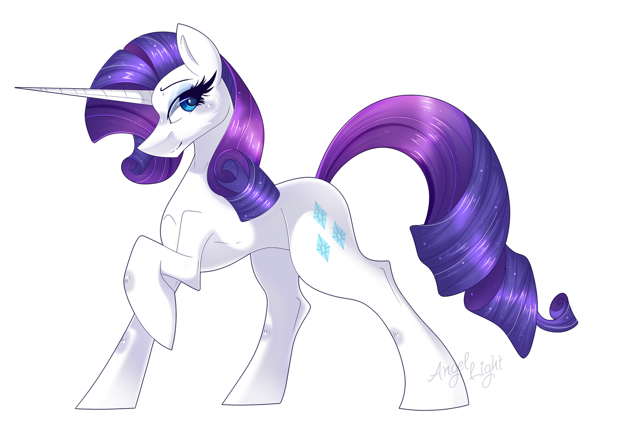 Deviantart Rarity Pony Rarity by AngelLightYT on DeviantArt