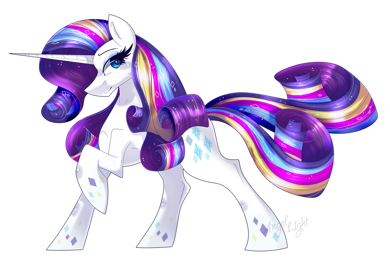 Rainbow Power Rarity by AngelLightYT on DeviantArt
