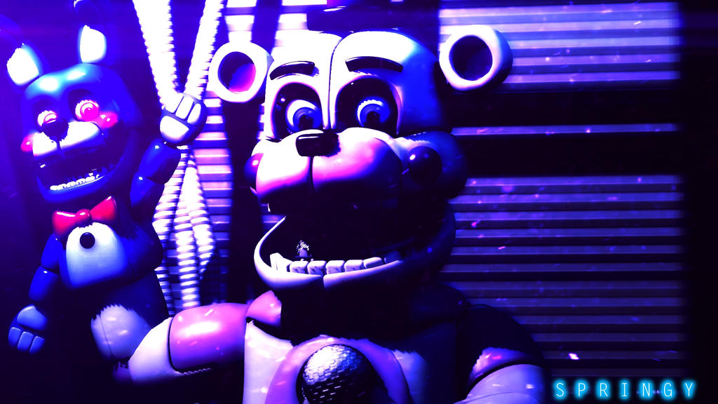 Spring Fun Time Freddy Funtime Freddy On Stage by Foxy68Springtrap67 on DeviantArt