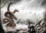 Calamity and The Whitetail Woods Hydra by BernardDK