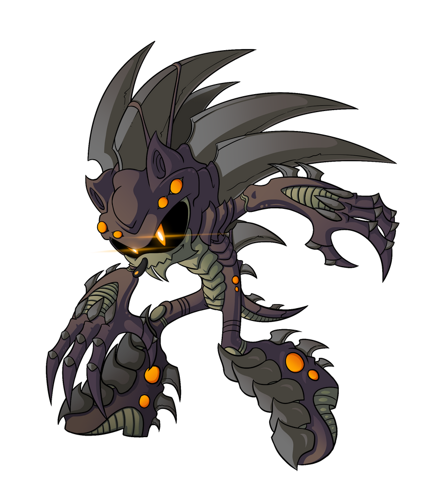 Infested Hedgehog commission by Vosmy on DeviantArt