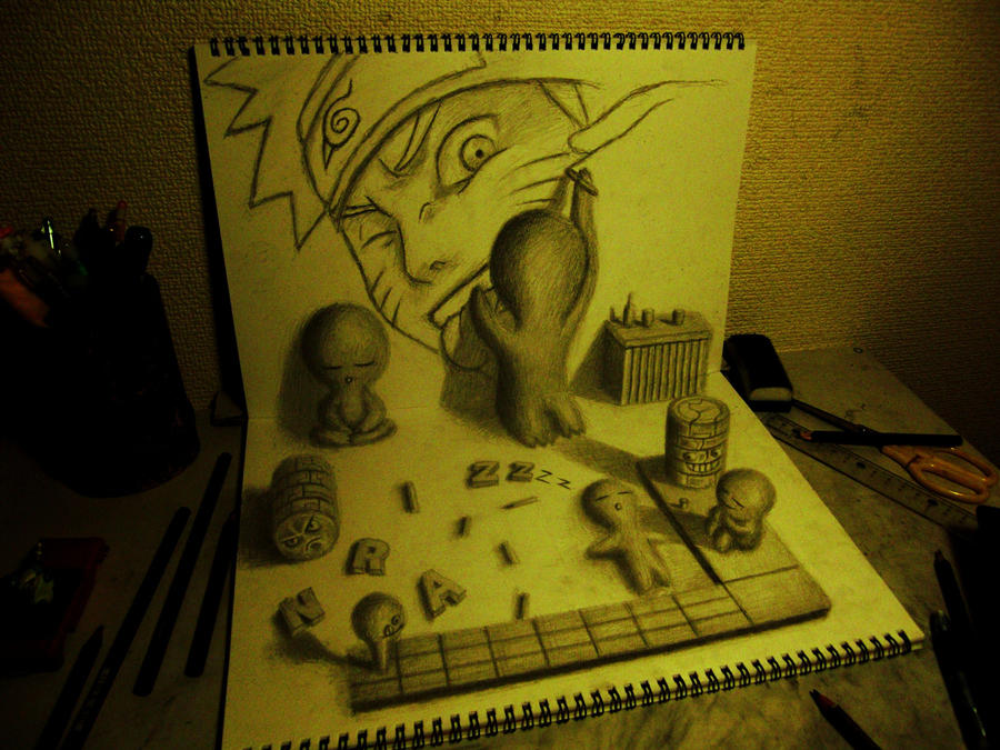 3D Drawing - NARUTO