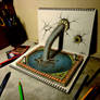 3D Drawing - Fountain of Youth