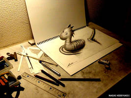 3D Drawing - Nessie