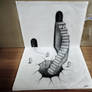 3D Drawing - Hole leading to the underground
