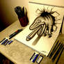 3D Drawing - Tyrannosaurus rex
