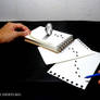 3D Drawing - Little monsters to walk on Notepad