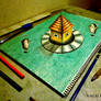 3D Drawing - Colorful building that pops out