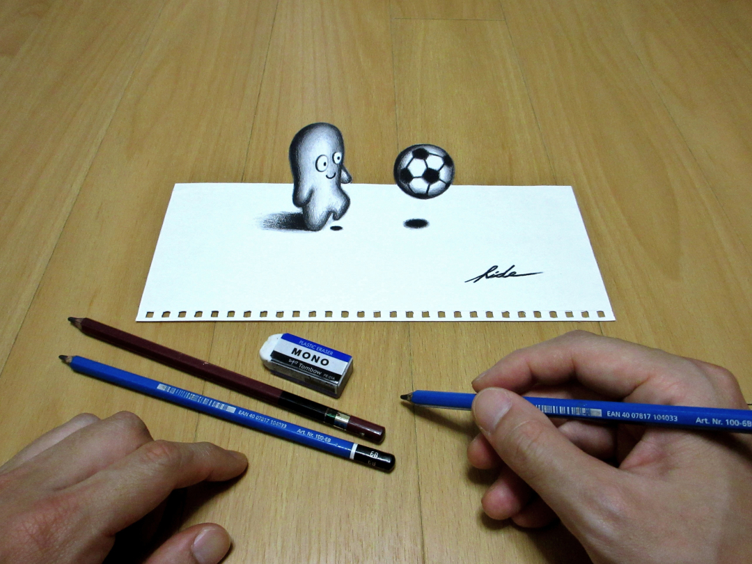 3D Drawing - Soccer