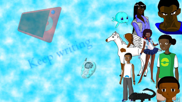 Wallpaper: Keep writing!