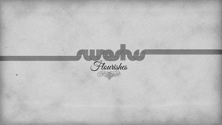 Swashes and Flourishes Wallpaper