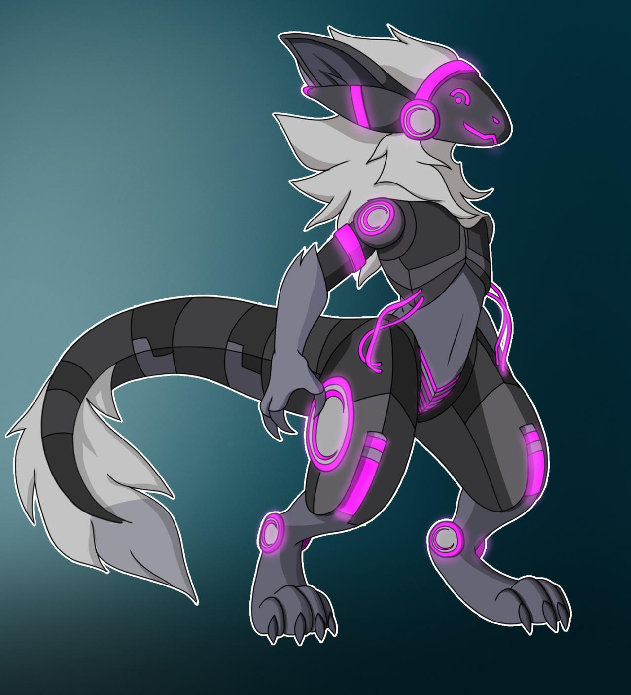 Protogen Eight Protogen commission for by zoeybbblackwood on DeviantArt