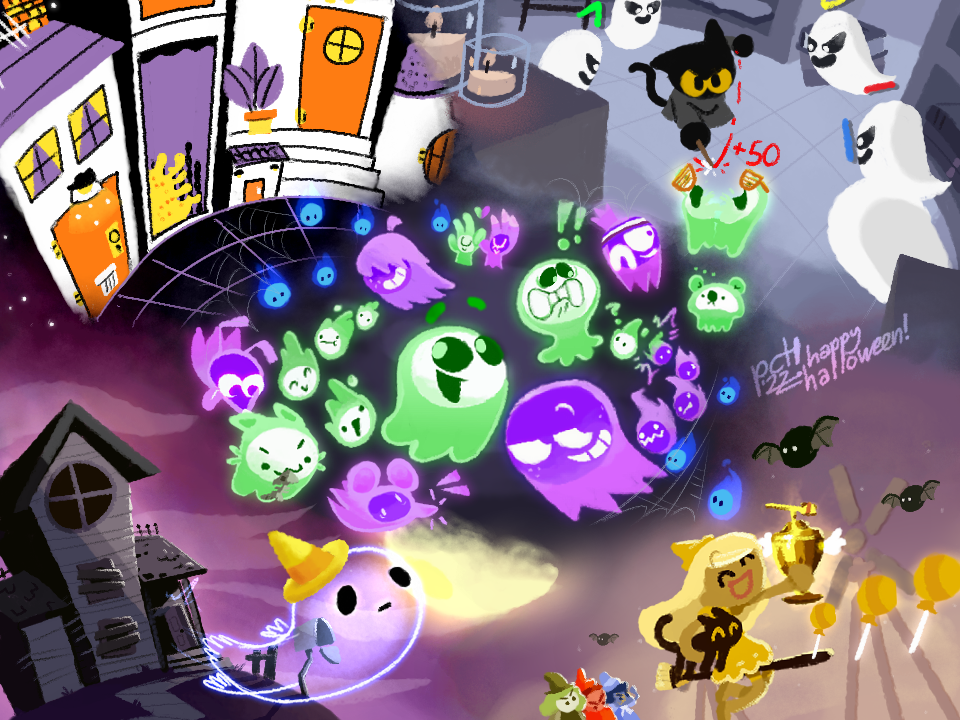 GOOGLE DOODLE HALLOWEEN GAME by Ganym0.deviantart.com on @DeviantArt