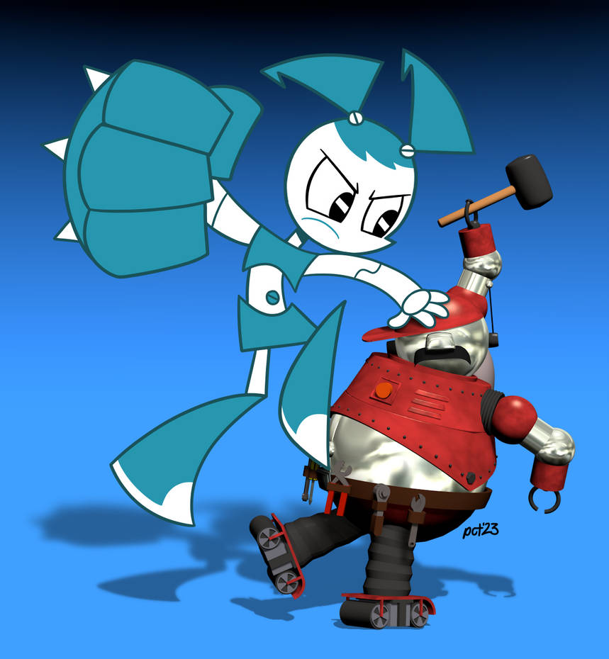 robot vs. robot by plasticityy on DeviantArt