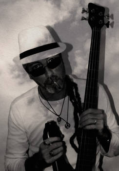 The bass player