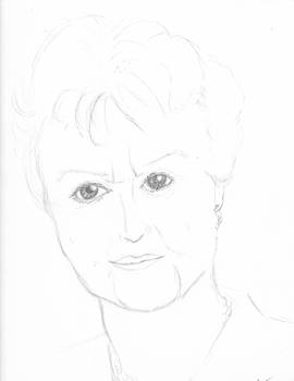 Angela Lansbury 10 min sketch