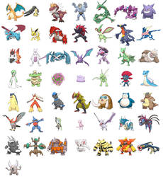 My Top 50 Pokemon