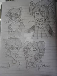 Mr. L, Dimentio, Nastasia and Mimi