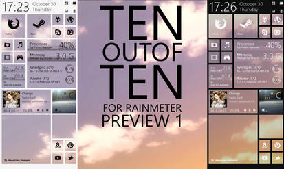 TENoutofTEN for Rainmeter - Preview 1