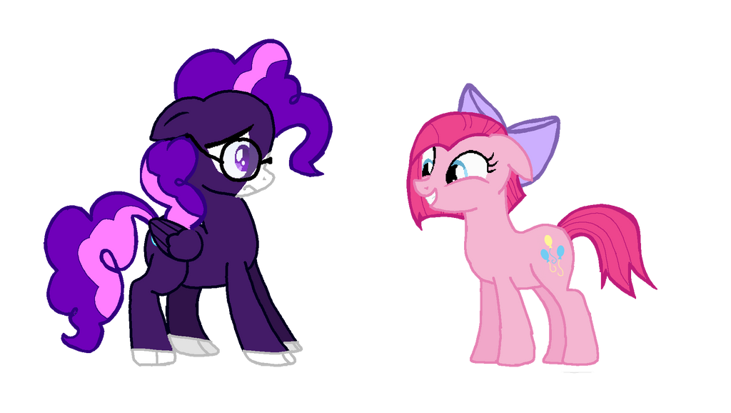 Trading Manes -Pinkie Pie and Crystal Lotus-