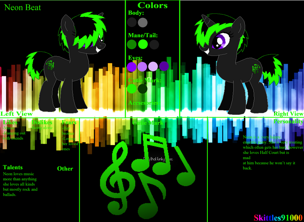 Neon Beat Ref Sheet