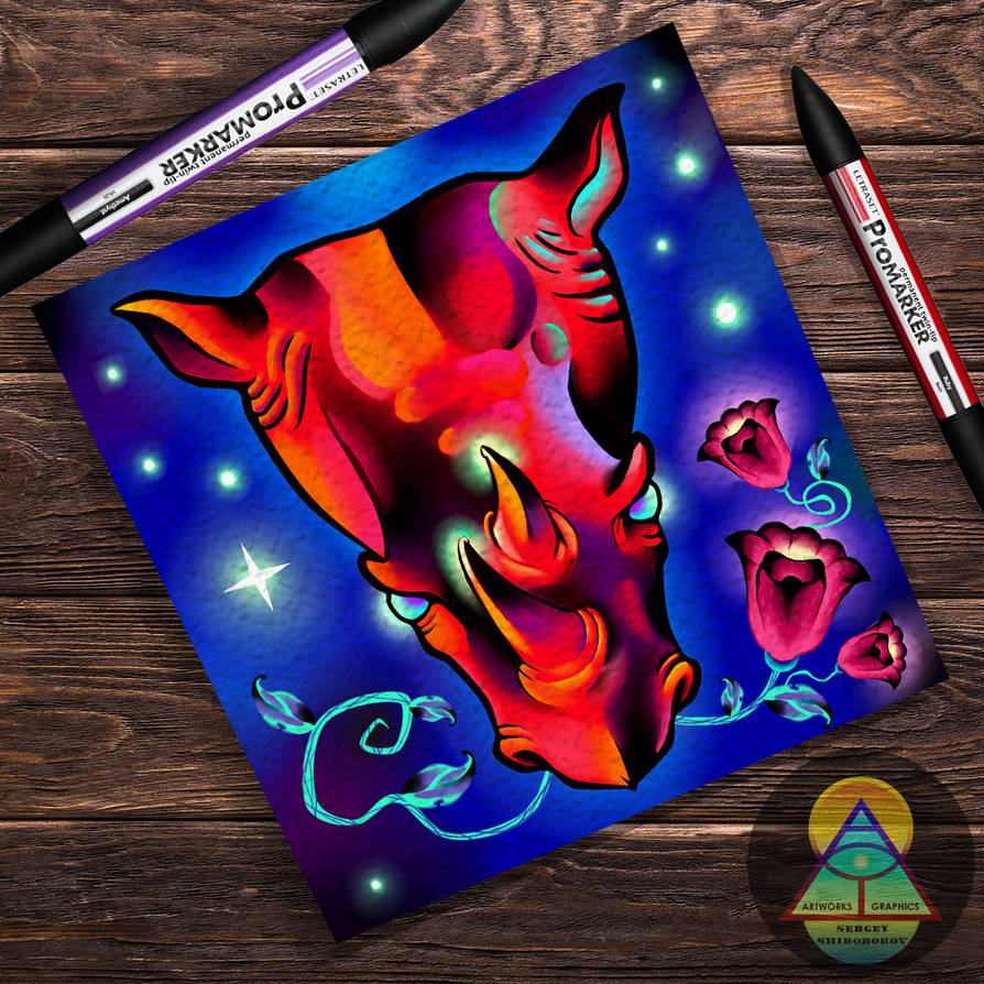 Cosmic Rhinoceros Cosmic Rino by SergeyShirobokov on DeviantArt