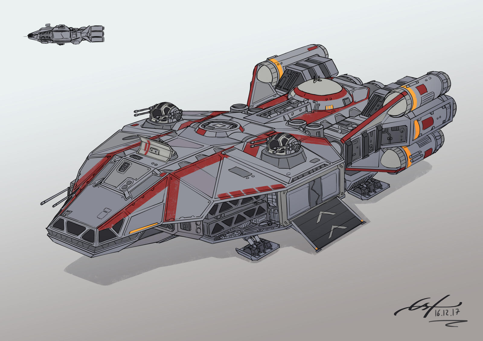 Star Wars Ship Design by Ferain on DeviantArt