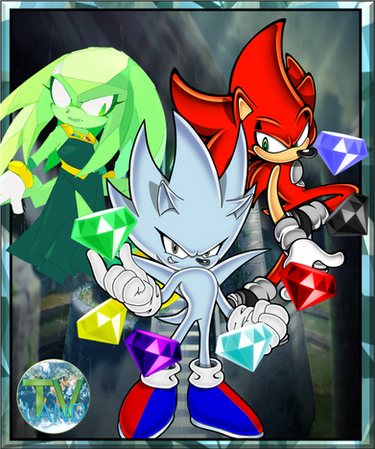 Super Tails and Chaos Emeralds by laryssadesenhista on DeviantArt