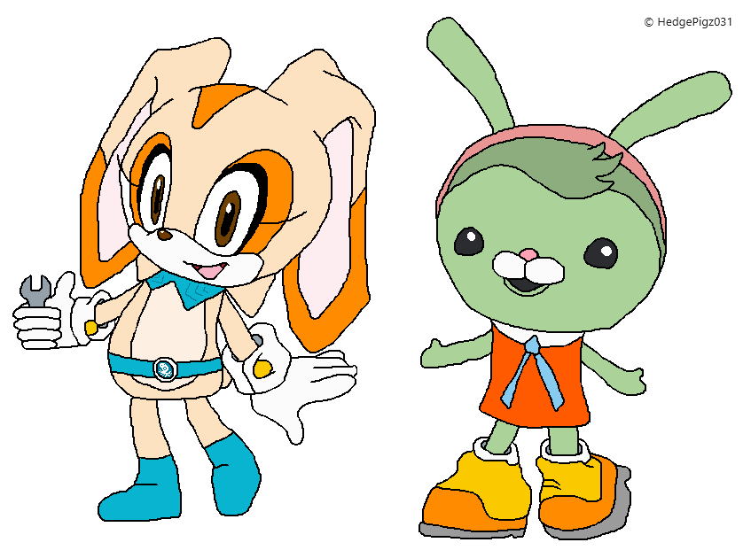 Cream Tweak Rabbit Cream and Tweak's Uniform Swap by HedgePigz031 on DeviantArt