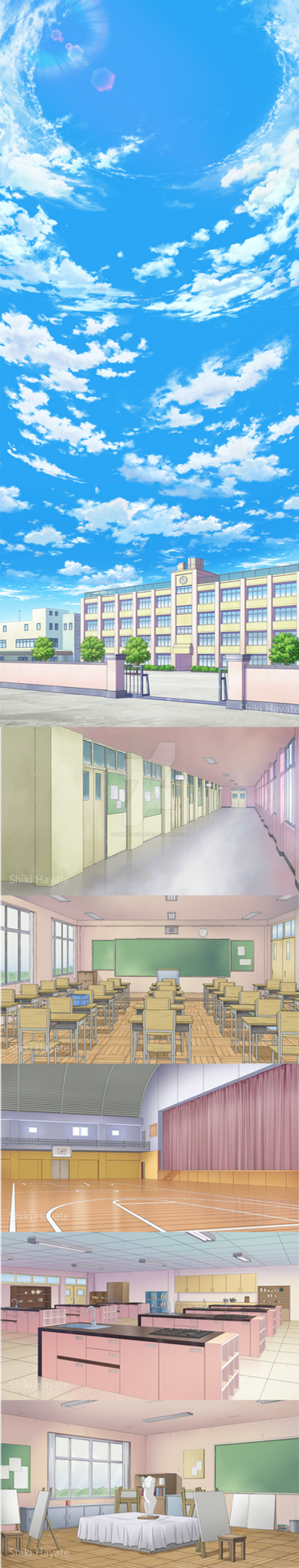 Scool Scene school scene by ShikiHayate on DeviantArt