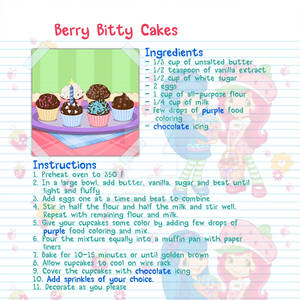 Berry bitty cakes