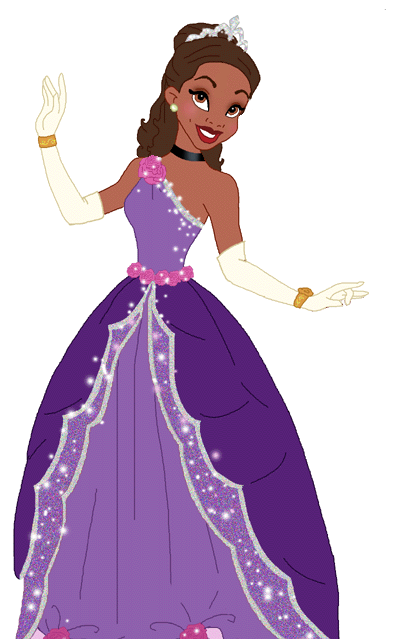 Tiana's masquerade dress