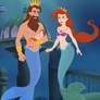 King triton,queen athena and attina mermaid maker 