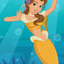 Mermaid princess belle